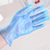 Gants d'examen en PVC transparents de grande taille bon marché en gros Gants en vinyle jetables non poudrés en latex clair noir bleu de qualité alimentaire