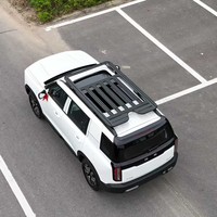 Plateforme de toit en aluminium BJ30 2024 2025 2026 avec échelle latérale et sac de rangement latéral pour 4x4 tout-terrain et Overlanding – Amélioration des accessoires extérieurs