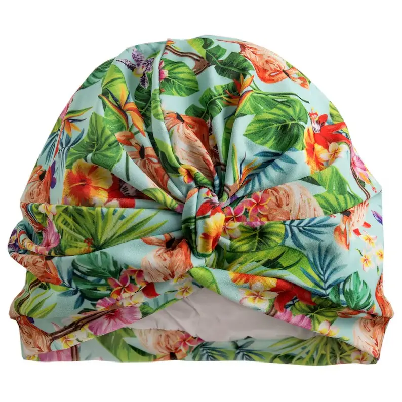 CHENGHE, novedad, gran oferta de lujo, gorro de ducha con estampado personalizado para mujer, gorro de ducha de baño con forro impermeable a la moda