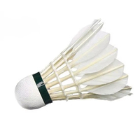 Volant de badminton hybride en plumes de canard de classe B, pour entraînement polyvalent, tête en liège à 2 couches, fabricant OEM, vente en gros