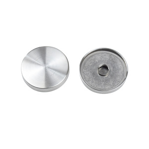304 Stainless Steel <b>Mirror</b> Studs Round Decorative Caps For Glass <b>Tile</b> Hardware Accessory Durable Minimalist Design - Product Image 2