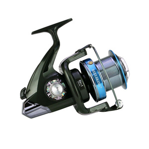 Döner Balıkçılık Makarası Uzun Mesafe Atışları İçin Boşluksuz Deniz Kullanımına Uygun Sağ El Kullanımlı Metal Paslanmaz Çelik Makara Gövdesi Değiştirilebilir Saplı - Product Image 2