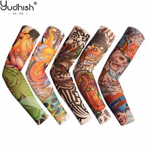 Mangas de brazo deportivas unisex personalizadas, funda de tatuaje de refrigeración por sublimación, funda de brazo, protección Uv - Product Image 3