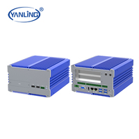 PC industriel embarqué PCIe X8 avec processeur Intel i5-1235U, 6 ports COM, 4 ports RS485, 8 GPIO, 32 Go DDR4, tiroir, 12-24V DC, sans ventilateur, pour automatisation et vision industrielle