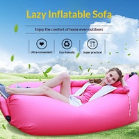 Canapé gonflable portable - Peut se transformer en lit pour dormir en plein air, en camping et à l'intérieur