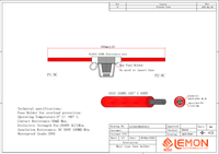 Porte-fusible Maxi 8AWG 10AWG étanche avec boîte à fusibles en ligne en cuivre et plastique pour voiture - 32V 30A/40A/50A
