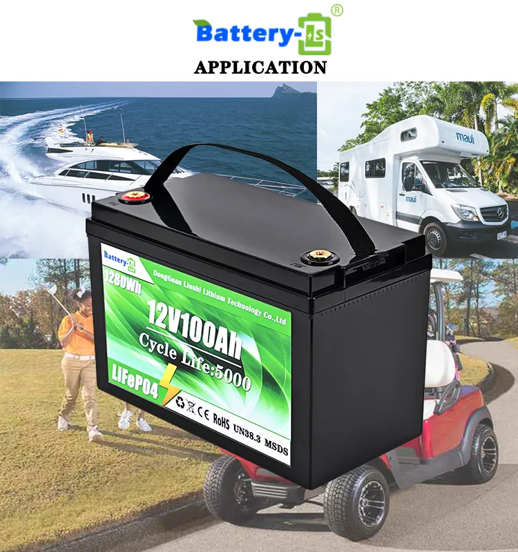 Batterien Lithium 12v 50ah 100ah 200ah Lebensdauer Po4 der Entladung 100% Gel Agm Batterie