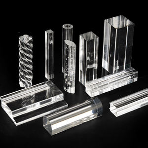 TONGYUAN <span class=keywords><strong>Colonne</strong></span> carrée en <span class=keywords><strong>plexiglas</strong></span> écologique, découpe et traitement, tige en acrylique solide haute transparence, longueur et diamètre personnalisés - Product Image 3