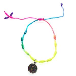 Pulsera <span class=keywords><strong>de</strong></span> Rosario con Cuentas <span class=keywords><strong>de</strong></span> Cuerda Anudada <span class=keywords><strong>de</strong></span> Colores Arcoíris, Diseño Mixto, Amuleto <span class=keywords><strong>de</strong></span> la <span class=keywords><strong>Virgen</strong></span> <span class=keywords><strong>de</strong></span> <span class=keywords><strong>Guadalupe</strong></span> para Bebé - Ajustable y Unisex - Product Image 4