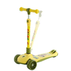 Roue de scintillement réglable/scooters pour enfants avec s bébé scooter des neiges/scooter enfant pédale trottinette pour fille garçon bébé