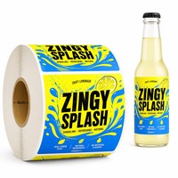 Etiquetas de Vinilo Personalizadas para Botellas, Resistentes al Agua, con Lámina Dorada, Adhesivas, para Vino, Licores, Jugos, Refrescos, Cerveza y Bebidas