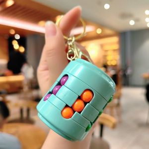 Nuovo portachiavi per bambini giocattolo educativo con portachiavi a forma di cubo piccolo regalo
