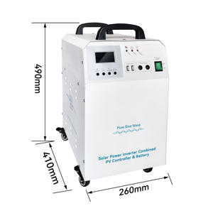 Panneaux solaires avec batterie et <span class=keywords><strong>onduleur</strong></span> 300W 500W 1000W 1500W 2000W Centrale électrique avec panneaux solaires Système de stockage d'énergie - Product Image 2