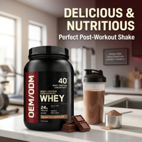 Protéine végétalienne OEM pour la croissance musculaire, haute teneur en protéines, saveur personnalisée, isolat de 2 lb pour la poudre de protéines de lactosérum pour adolescents