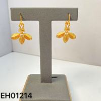 Perhiasan Wanita Trendi Terbaru Grosir Geometris Micro Pave 3A Cubic Zircon Hipoalergenik Lapis Emas 18K Kuningan Model Stud untuk Pesta