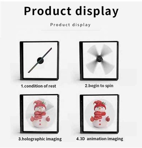 T45 todo en uno gran oferta 3D otro equipo publicitario empalme Led ventilador Video pared holograma proyector 3D holograma ventilador - Product Image 4