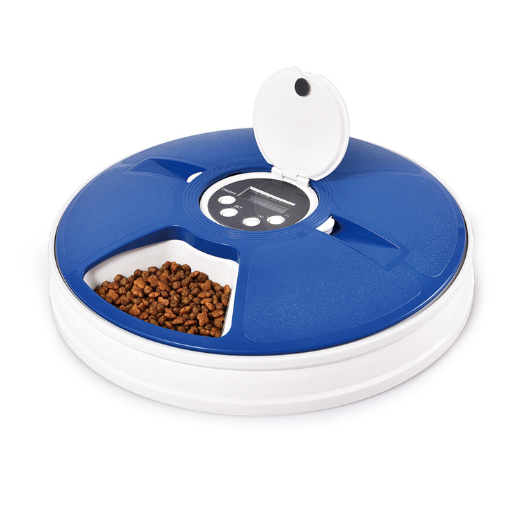 Fácil limpeza selecionável alimentação intervalos, bateria operada inteligente automático gatos do animal de estimação alimentador de tempo