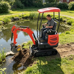 Mini Excavadora con Rotación <span class=keywords><strong>de</strong></span> 360 Grados, 1.8 Toneladas, para Uso Agrícola y <span class=keywords><strong>de</strong></span> Jardinería - Product Image 1