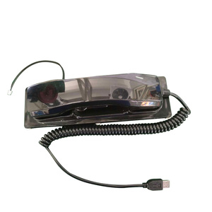 Combiné téléphonique classique rétro anti-vibrations, esthétique vintage, fonctionnalité industrielle, matériau ABS - Product Image 3