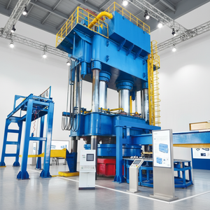 Bailiyuan Verzahnungsblock-Herstellungsmaschine Vier-Säulen-Zwei-Balken Servo-Hydraulikpresse mit Einfacher Bedienung für SMC/BMC-Anwendungen - Product Image 1