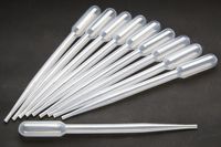 Pipette de laboratoire stérile en plastique à usage unique Pipette de transfert Pasteur 10ml