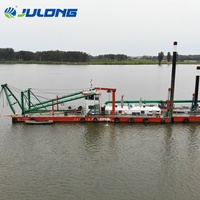 Drague aspirante de 2200 m³/h de capacité, alimentée au diesel, pour l'extraction de sable, avec moteur et boîte de vitesses, pour port
