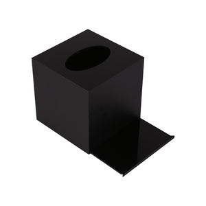 Fabrika özelleştirilmiş toptan lüks akrilik kare masaüstü doku kutusu kağıt organizatör tutucu kapak özel yaratıcı akrilik kutu - Product Image 5