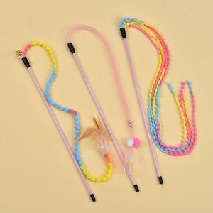 Nouvelles baguettes interactives populaires pour chat en forme de serpent avec balle et plumes – Jouets pour chat - Product Image 5