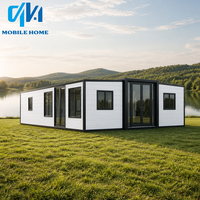 Vente Directe Maison Modulaire Préfabriquée 20Ft 40Ft avec Cuisine Salle de Bain Entièrement Meublée Maison Conteneur Extensible
