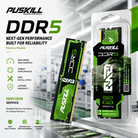 PUSKILL DDR5 Memori Desktop 32GB 5600MHz PC5-44800 UDIMM ECC Modul RAM 1.1V Produsen OEM Jaminan Perdagangan