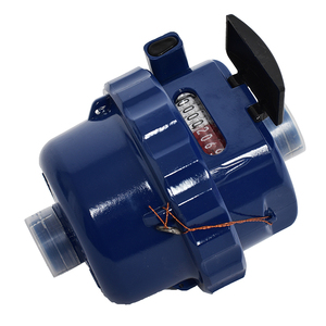 家庭用ケント水道メーター真ちゅう製プラスチックボディ回転ピストン水道メーターパルス出力付き - Product Image 2