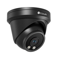 Cámara de Seguridad IP PoE 4COVR 4K 8MP, Vigilancia por Cable, Video para Exteriores con Audio, Detección Inteligente de Personas, Gran Angular, Visión Nocturna IR