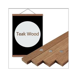 Marco de fotos de ilustraciones de <span class=keywords><strong>lienzo</strong></span> ligero más vendido, marco de suspensión de cartel de desplazamiento magnético de madera para colgar en la pared - Product Image 4