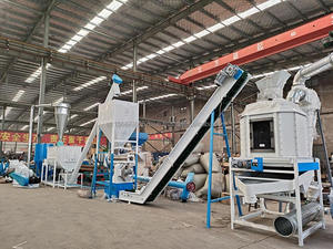 Moulin à granulés d'aliments pour animaux à faible coût 1 t/h petite ferme d'occasion bétail volaille ligne de production de machine à palettes d'aliments pour animaux - Product Image 4