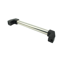 Poignée de traction cylindrique en alliage d'aluminium, plusieurs tailles, argent et noir, légère, pour porte de machine CNC, commande en gros, achat groupé