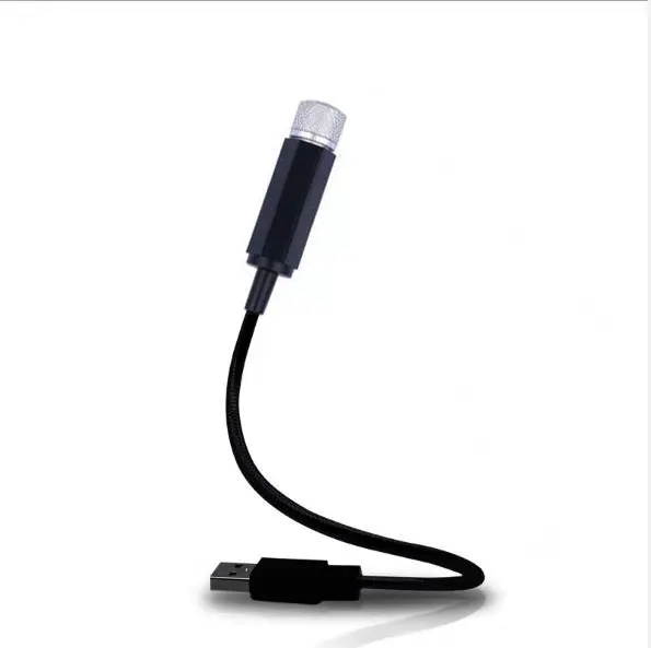 سيارة USB Led مليء بالنجوم السماء العارض ملحقات المصابيح الداخلية الزخرفية سقف سيارة علوي السقف ضوء النجوم