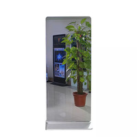 Support de sol miroir magique HD Android 4k caméra d'affichage numérique SDK led lecteur totem publicitaire