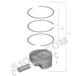 Supplier <strong>Cheap</strong> Custom Order Auto Engine Part Custom <strong>Forged</strong> <strong>Pistons</strong> Assembly Kit 94610306007 for Porsche Palamela 970 3.0T STD