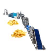 Volledig automatische productielijn voor gefrituurde aardappelchips/Frietproductiemachine/Verwerking van diepvriesfriet