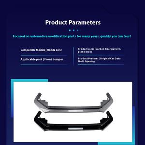 Alerón de labio de parachoques delantero de fibra de carbono nuevo de alta calidad alerón de labio delantero de alta calidad para <span class=keywords><strong>Honda</strong></span> <span class=keywords><strong>Civic</strong></span> <span class=keywords><strong>11</strong></span> - Product Image 3
