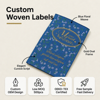 Étiquettes de col en polyester tissées pliables pour vêtements, étiquettes personnalisées avec logo, étiquettes cousues pour t-shirts, robes, écologiques, sur mesure
