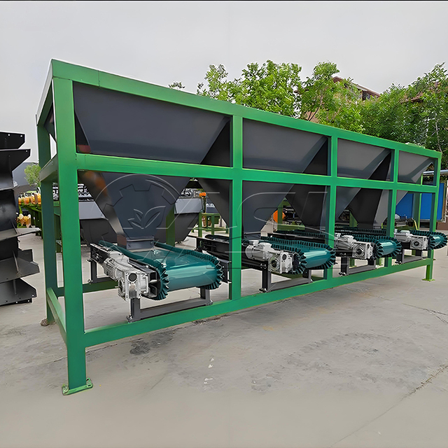 Automatic Dynamic Batching System for Multi-Material Blending Organic Fertilizer Cooperatives Motor Core Touch Screen Operation