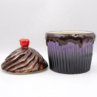 Élégant pot de rangement en céramique scellé pour biscuits avec couvercle, emballage cylindrique, couleur unie, pour les amateurs de desserts, bonbons, usage domestique