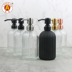 420ml Vide Verre Clair <span class=keywords><strong>Liquide</strong></span> <span class=keywords><strong>Savon</strong></span> <span class=keywords><strong>Lave</strong></span>-<span class=keywords><strong>Vaisselle</strong></span> Distributeur Shampooing Distributeur Bouteille Pompe de Remplacement <span class=keywords><strong>pour</strong></span> Salle de Bain Shampooing et Lotion - Product Image 2