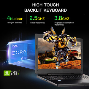 แล็ปท็อป OEM ขนาด 15.6 นิ้ว รุ่น Core I7-6700HQ/I7-7700HQ  หน้าจอสัมผัส คีย์บอร์ดเรืองแสง RGB แล็ปท็อปเกมมิ่ง - Product Image 3