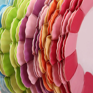 Ensemble de 10 assiettes jetables <span class=keywords><strong>en</strong></span> papier bleu <span class=keywords><strong>en</strong></span> forme de pétale pour enfants, idéales pour l'artisanat <span class=keywords><strong>DIY</strong></span>, les plateaux de desserts de fête, la décoration murale et la mise <span class=keywords><strong>en</strong></span> scène de table événementielle - Product Image 6