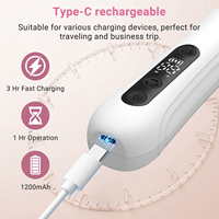 Kit de perceuse à ongles électrique portable USB, ensemble de manucure et pédicure, lime électrique pour ongles en acrylique et gel, outils de polissage et de façonnage, brosse à ongles acrylique