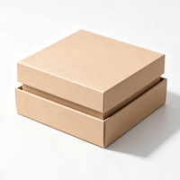 Boîte en papier rigide de luxe à couvercle et base imprimés sur mesure, recyclable, en deux parties, pour emballage cadeau avec logo
