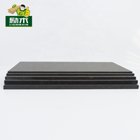 Vente chaude recommandé panneau MDF étanche noir 12mm 18mm panneau résistant à l'humidité pour divers projets