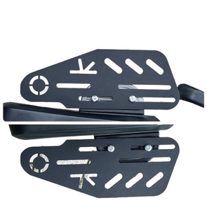 Pedales Extendidos de Acero al Carbono para Vehículos Eléctricos, Modificación del Asiento Trasero, Diseño Ancho y Duradero - Product Image 2